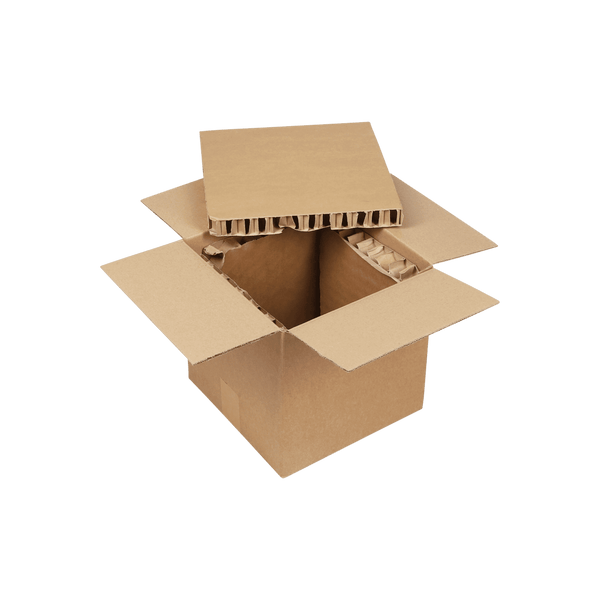 Wabenkarton-Isolierbox 300 x 300 x 300 mm – 100 % recycelbarer Karton