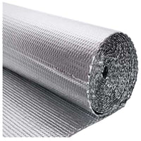 Isolierfolie auf Rolle 150cm x 100m x 3mm (Aluminium + Luftpolsterfolie + Aluminium)